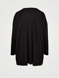 Long T-Shirt With Patch Pocket
