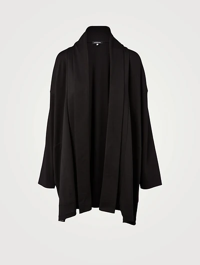 Shawl A-Line Long Cardigan