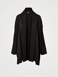Shawl A-Line Long Cardigan