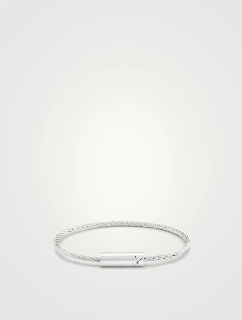 9g Polished Sterling Silver Cable Bracelet
