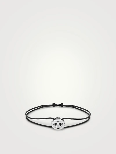 3g Polished Sterling Silver Entrelacs Cord Bracelet