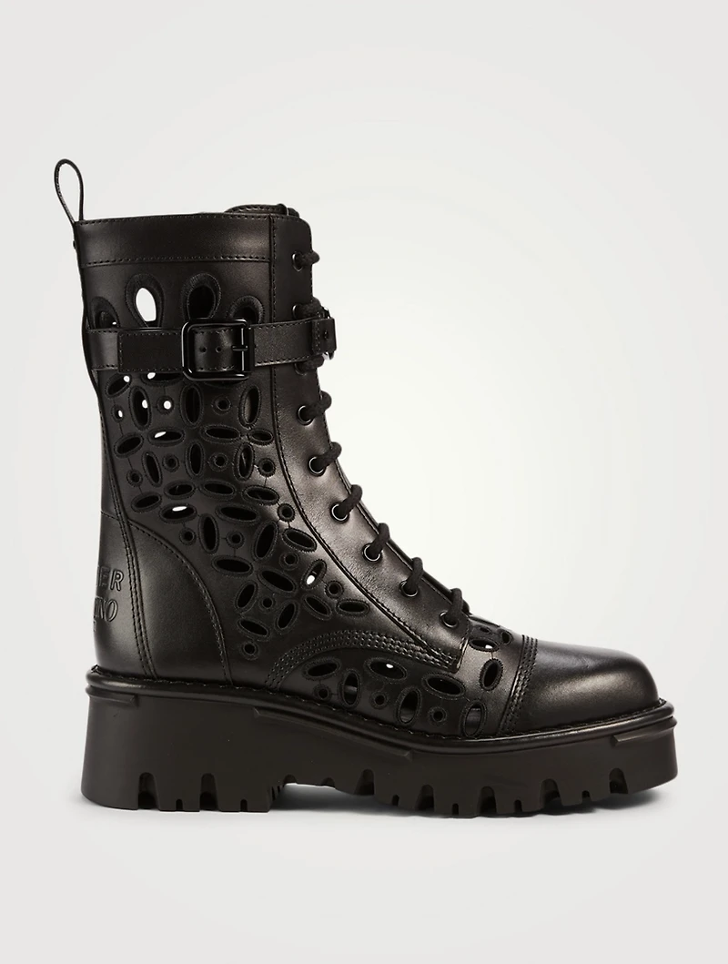 Atelier 08 San Gallo Edition Leather Combat Boots