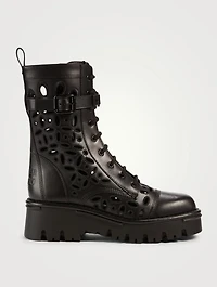 Atelier 08 San Gallo Edition Leather Combat Boots
