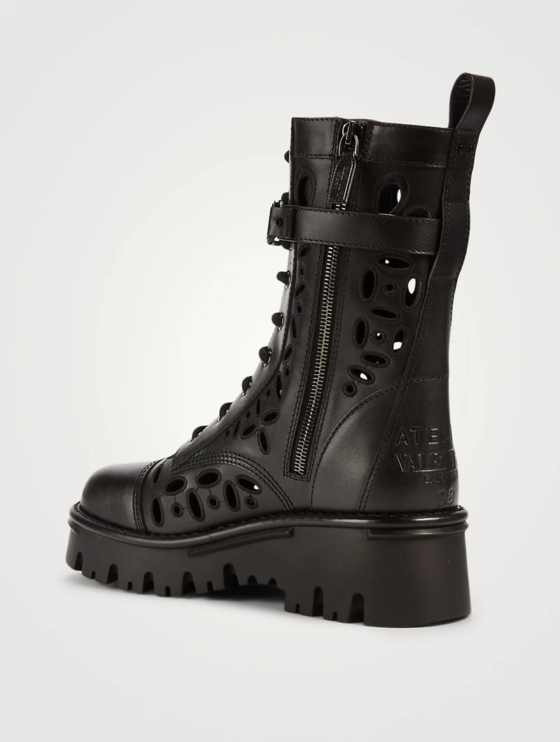 Atelier 08 San Gallo Edition Leather Combat Boots