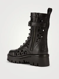 Atelier 08 San Gallo Edition Leather Combat Boots