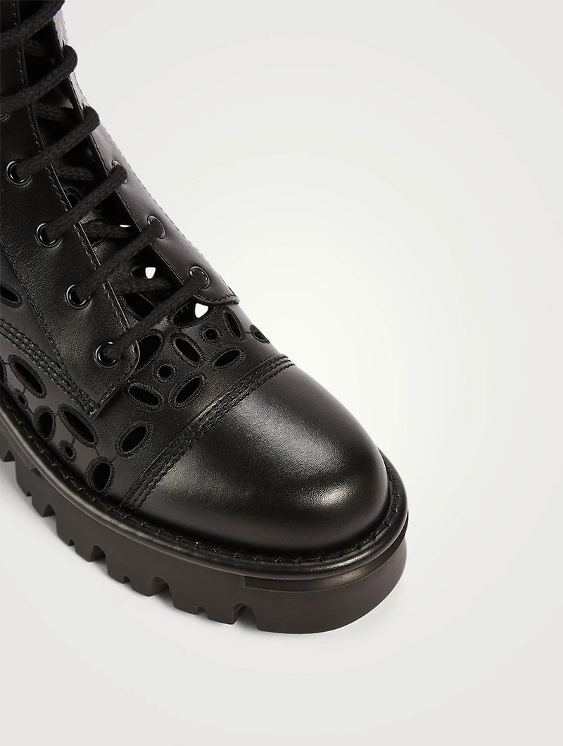 Atelier 08 San Gallo Edition Leather Combat Boots