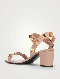 Roman Stud Leather Heeled Sandals