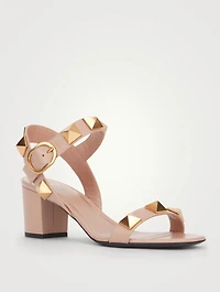 Roman Stud Leather Heeled Sandals