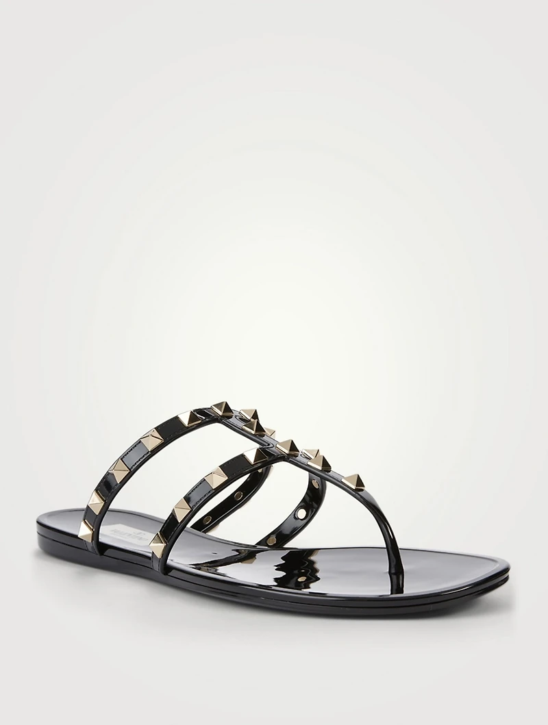 Rockstud Rubber Thong Sandals