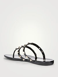 Rockstud Rubber Thong Sandals
