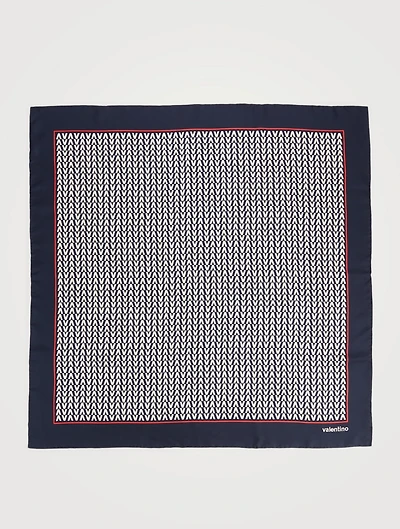 Silk Scarf In Logo Print
