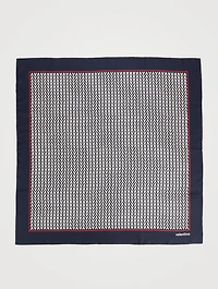 Silk Scarf In Logo Print