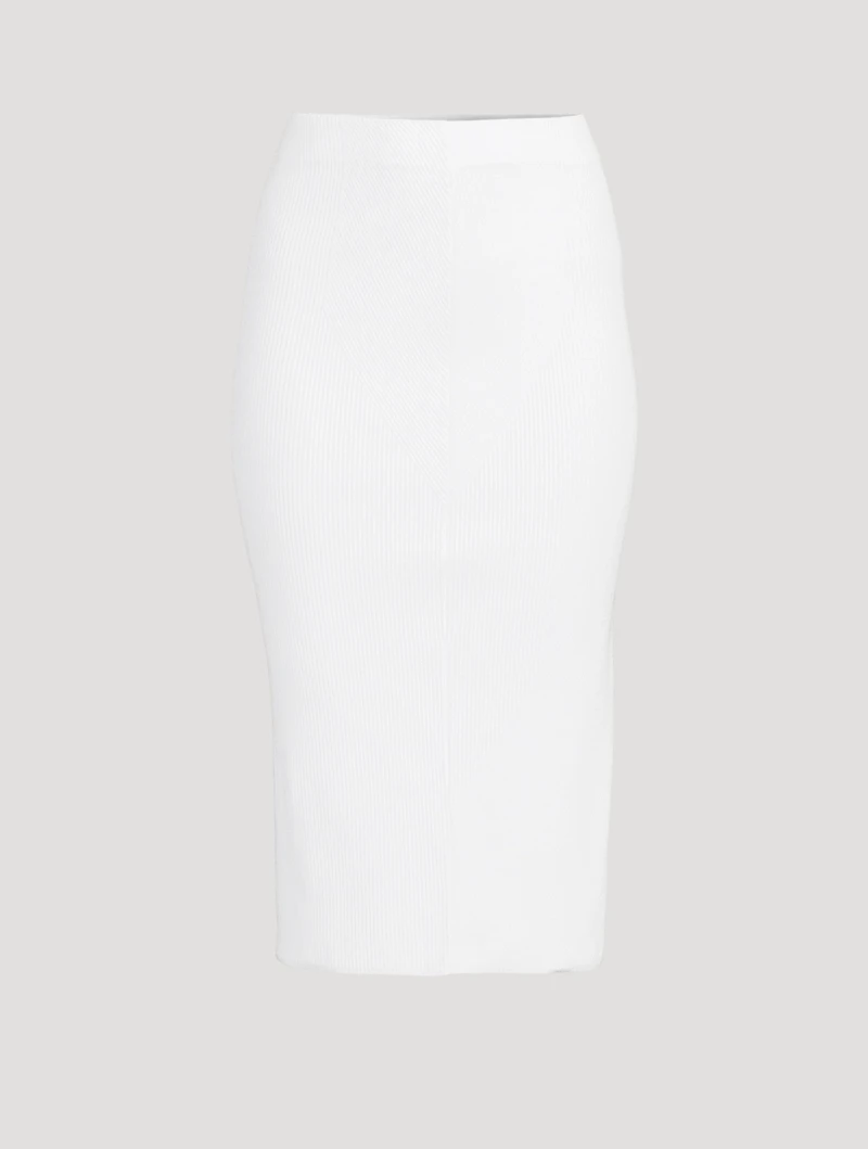 Telde Ribbed Midi Skirt