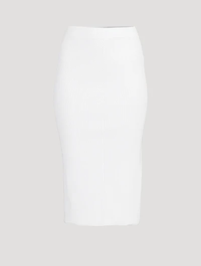Telde Ribbed Midi Skirt