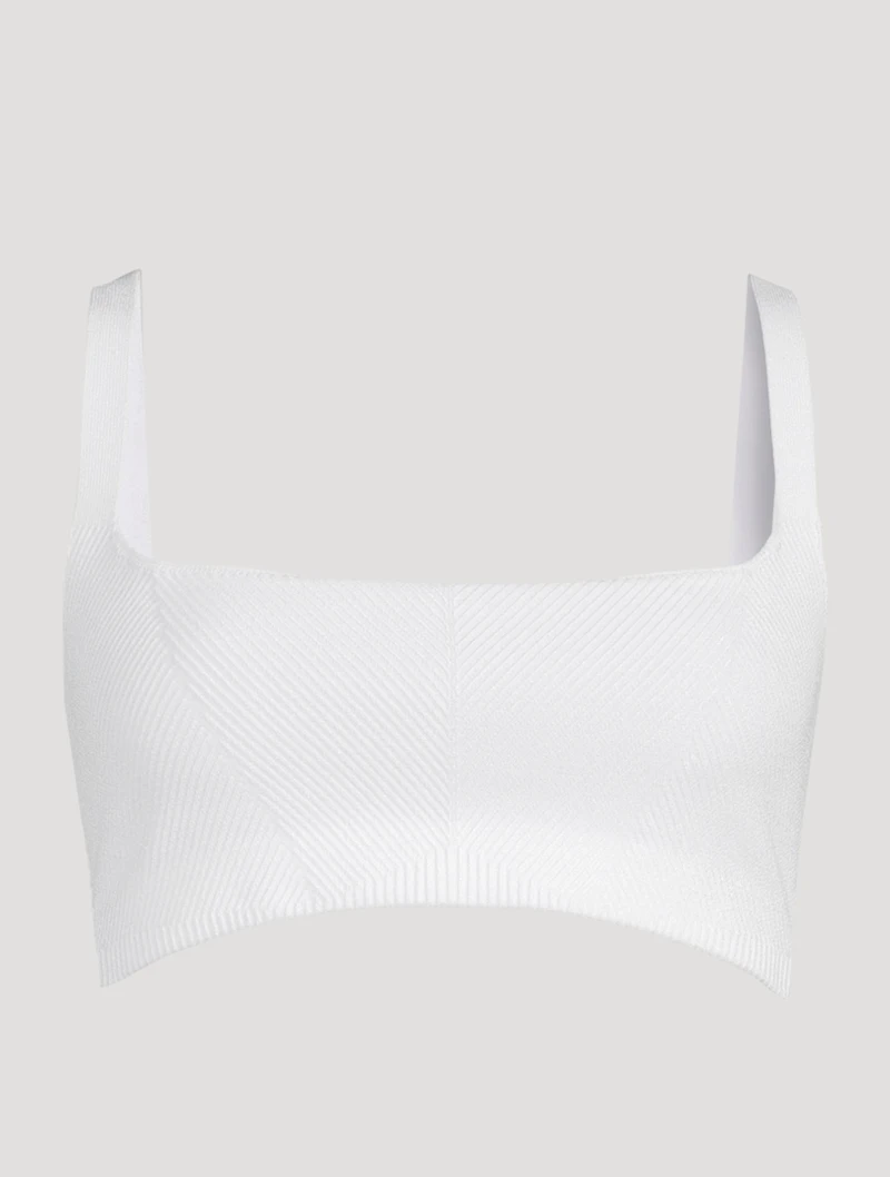 Zarza Rib Knit Bralette