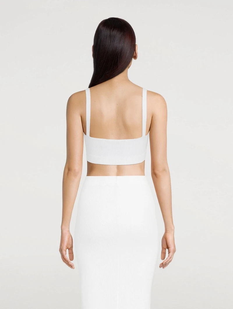 Zarza Rib Knit Bralette