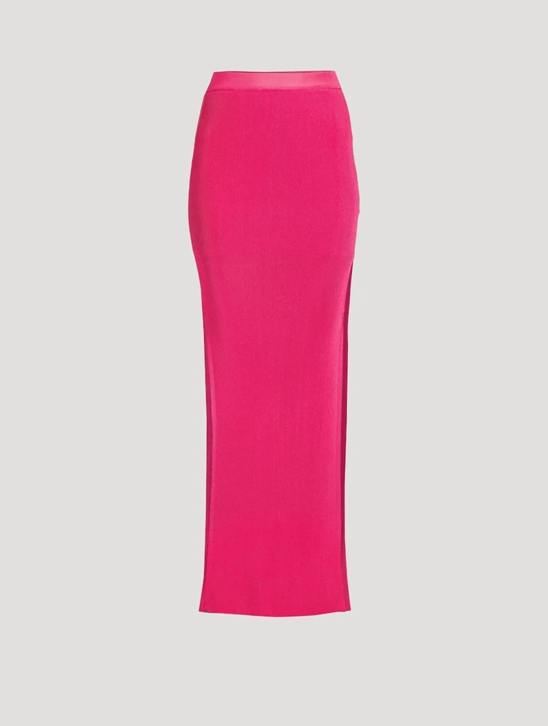 Arais High-Slit Long Skirt