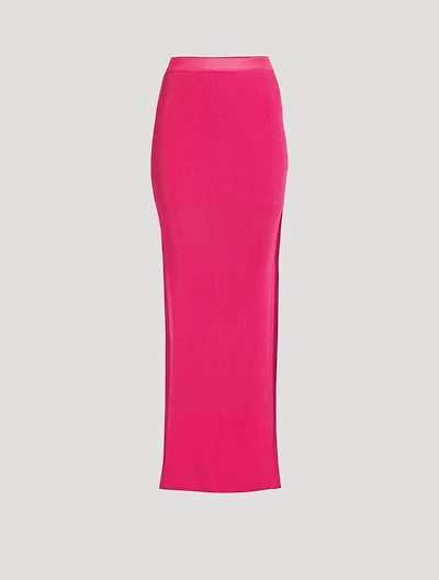 Arais High-Slit Long Skirt