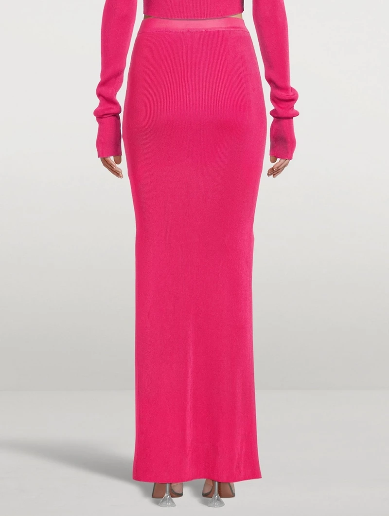 Arais High-Slit Long Skirt