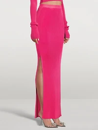 Arais High-Slit Long Skirt