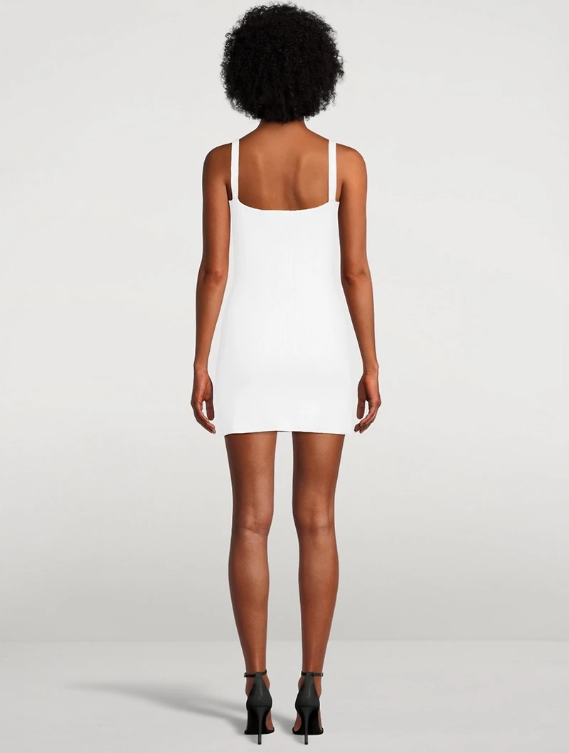 Adeje Ribbed Mini Dress