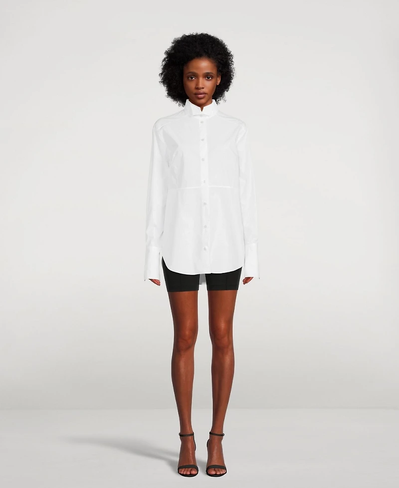 Veria Cotton Tuxedo Shirt