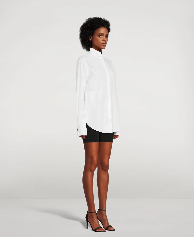 Veria Cotton Tuxedo Shirt