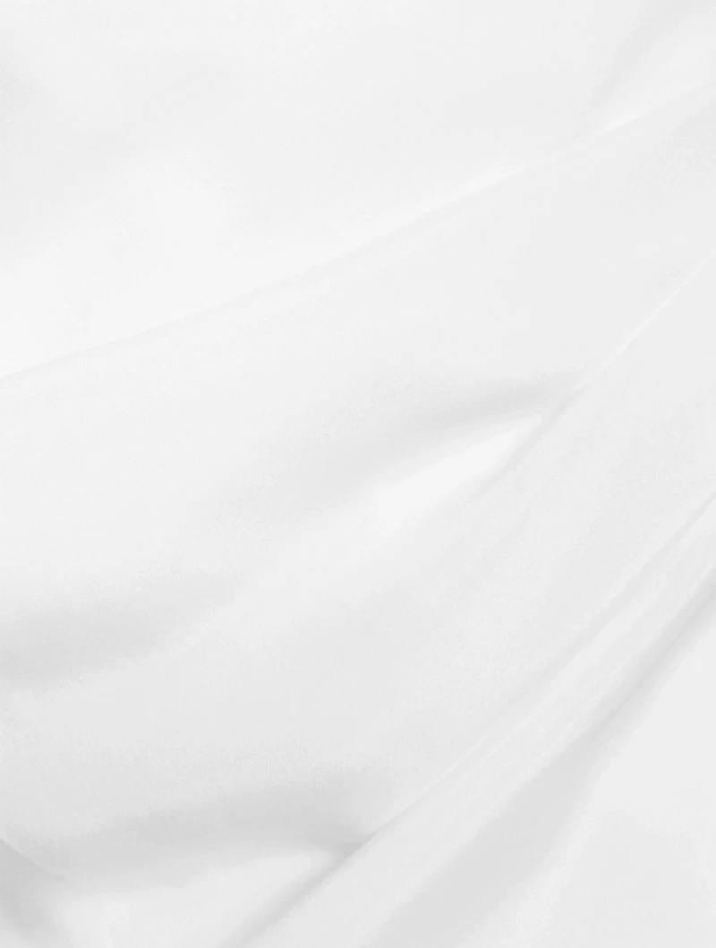 Naha Silk Long-Sleeve Mini Dress