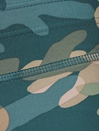 Himalaya Drawstring Midi Leggings Camo Print