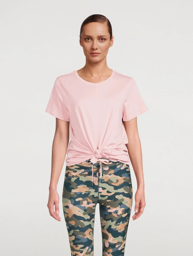 Split Cotton T-Shirt