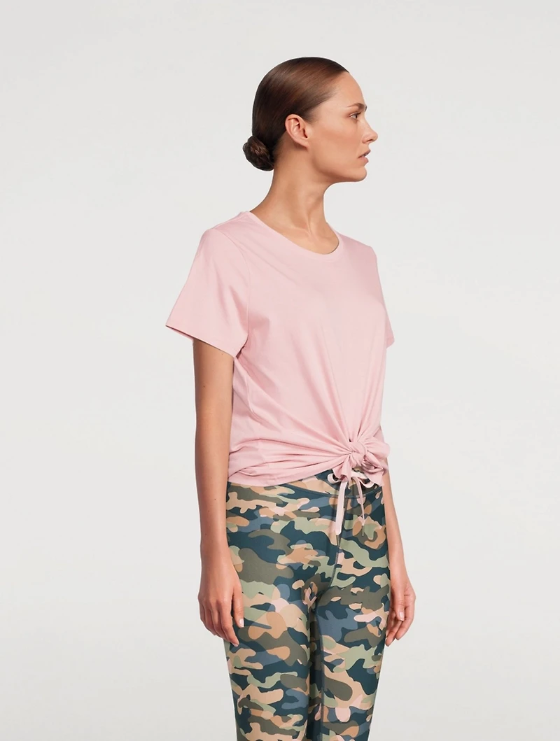 Split Cotton T-Shirt