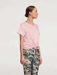 Split Cotton T-Shirt