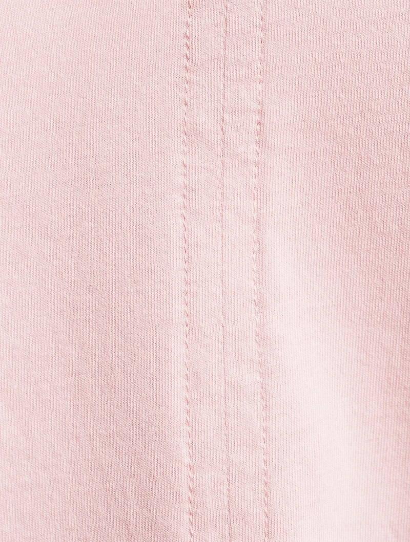 Split Cotton T-Shirt