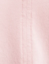Split Cotton T-Shirt