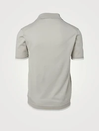 Horton Lattice Stitch Polo Shirt