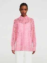 Heavy Lace Long-Sleeve Shirt