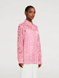 Heavy Lace Long-Sleeve Shirt