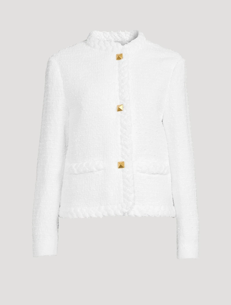 Roman Stud Tweed Jacket