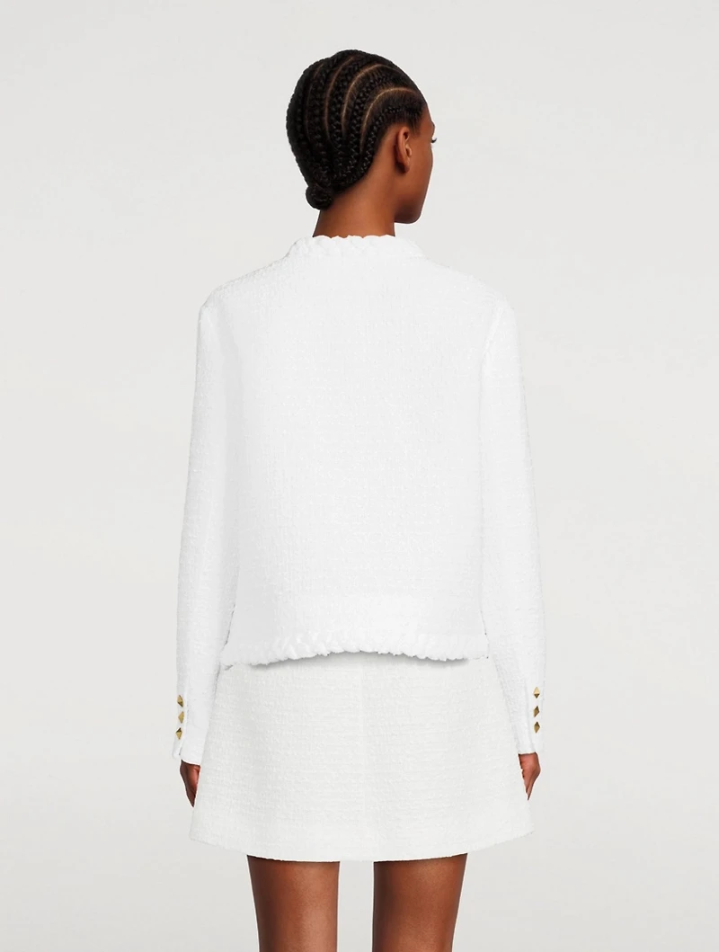 Roman Stud Tweed Jacket