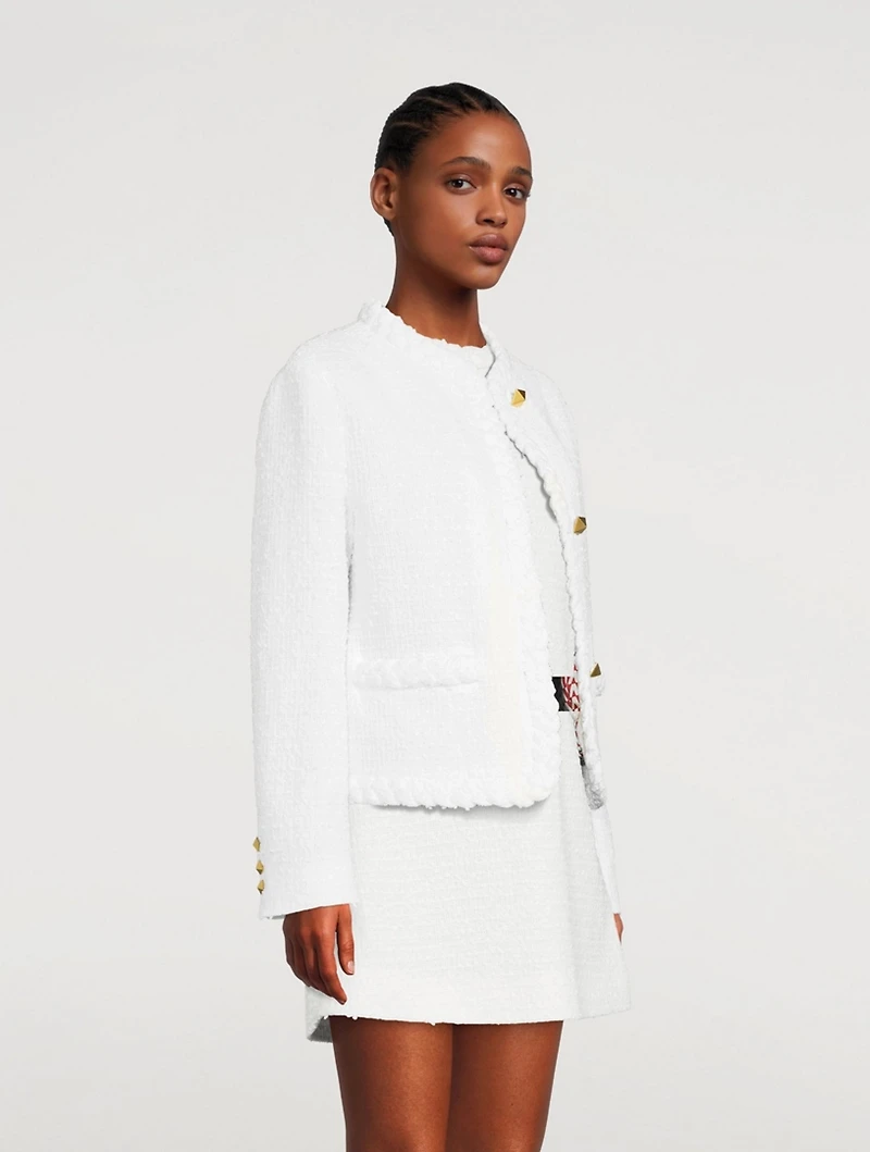 Roman Stud Tweed Jacket