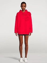 Cotton Hoodie With Applique