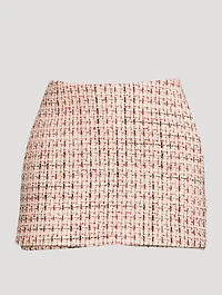 Lurex Tweed Mini Skort