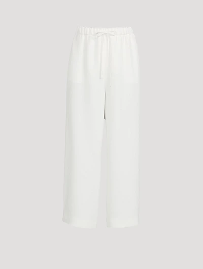 Silk Cropped Pants