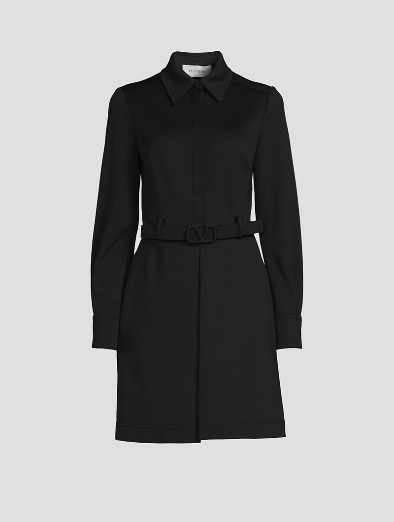 Compact Interlock Jersey Mini Dress
