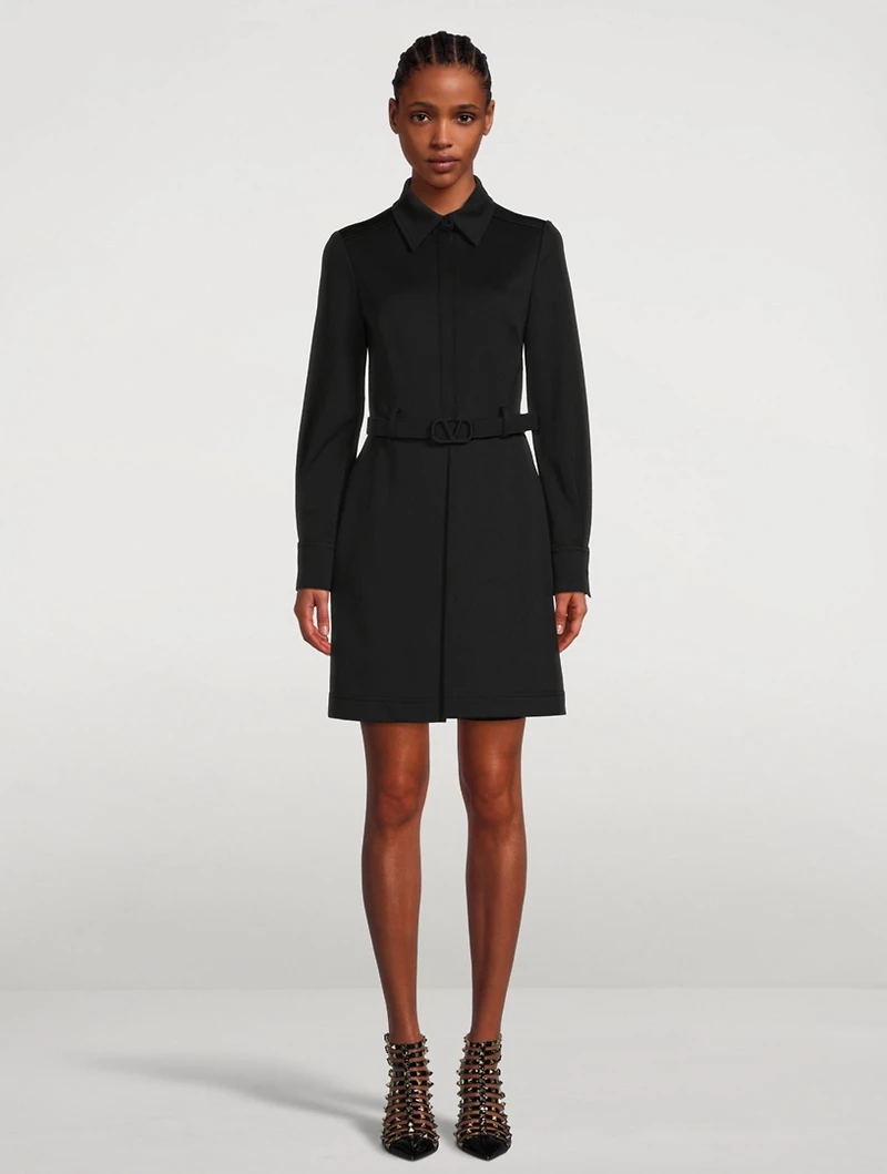Compact Interlock Jersey Mini Dress