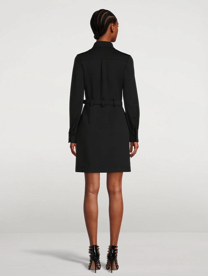 Compact Interlock Jersey Mini Dress