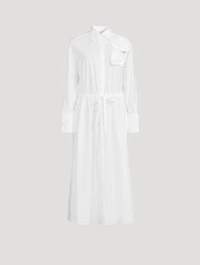 Cotton Long Shirt Dress