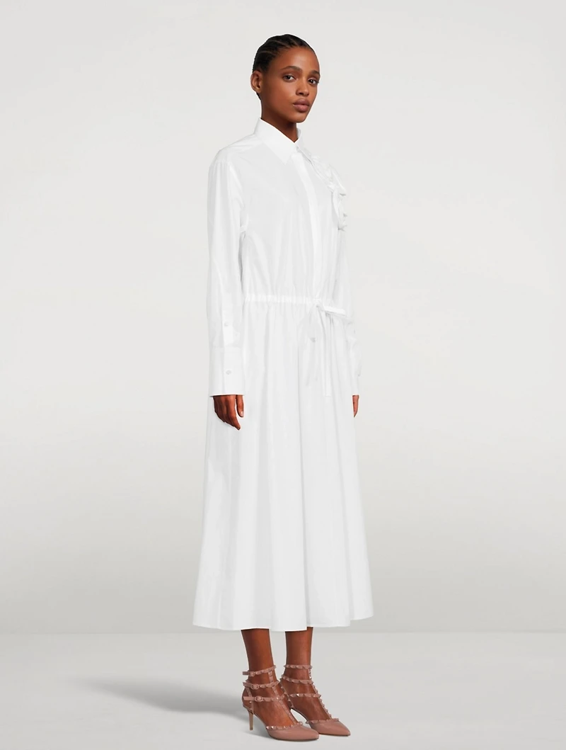 Cotton Long Shirt Dress