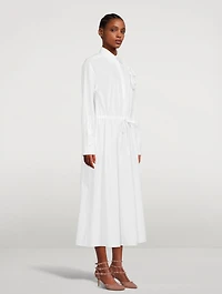 Cotton Long Shirt Dress