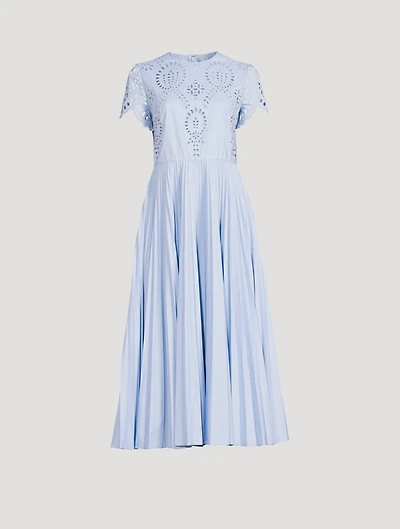 San Gallo Techno Poplin Midi Dress